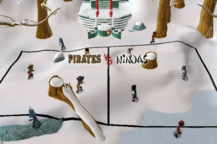 Изображение игры: Pirates vs. Ninjas Dodgeball