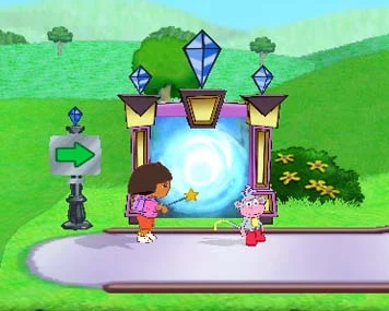Изображение игры: Dora Saves the Crystal Kingdom