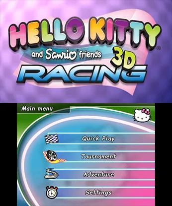 Изображение игры: Hello Kitty and Sanrio Friends 3D Racing