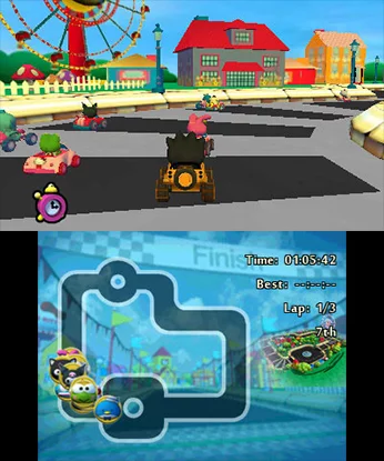Изображение игры: Hello Kitty and Sanrio Friends 3D Racing