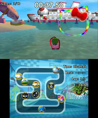Изображение игры: Hello Kitty and Sanrio Friends 3D Racing