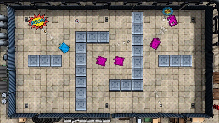 Изображение игры: Toon Tanks