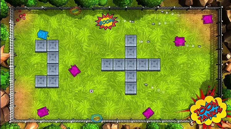 Изображение игры: Toon Tanks