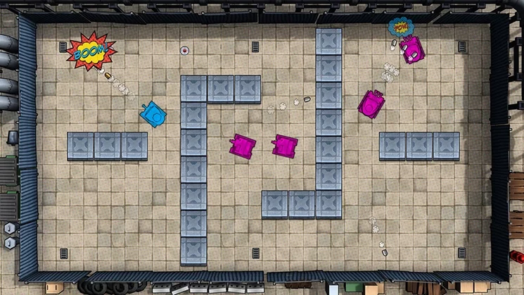 Изображение игры: Toon Tanks