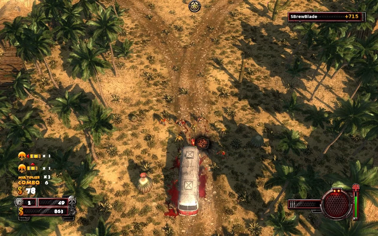 Изображение игры: Zombie Driver: Summer of Slaughter
