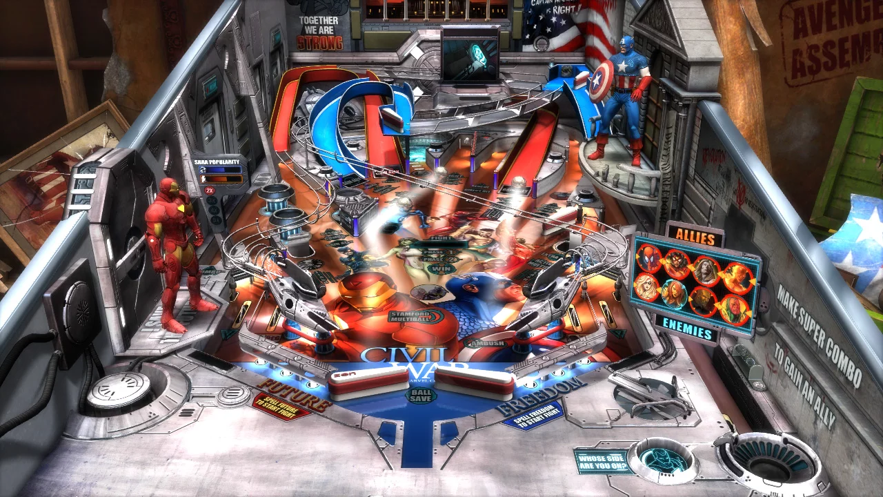 Изображение игры: Marvel Pinball: Vengeance and Virtue