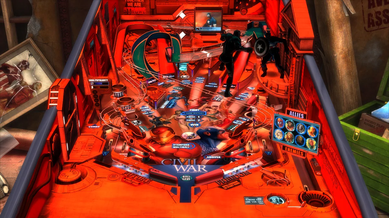 Изображение игры: Marvel Pinball: Vengeance and Virtue