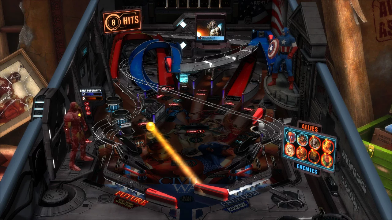 Изображение игры: Marvel Pinball: Vengeance and Virtue