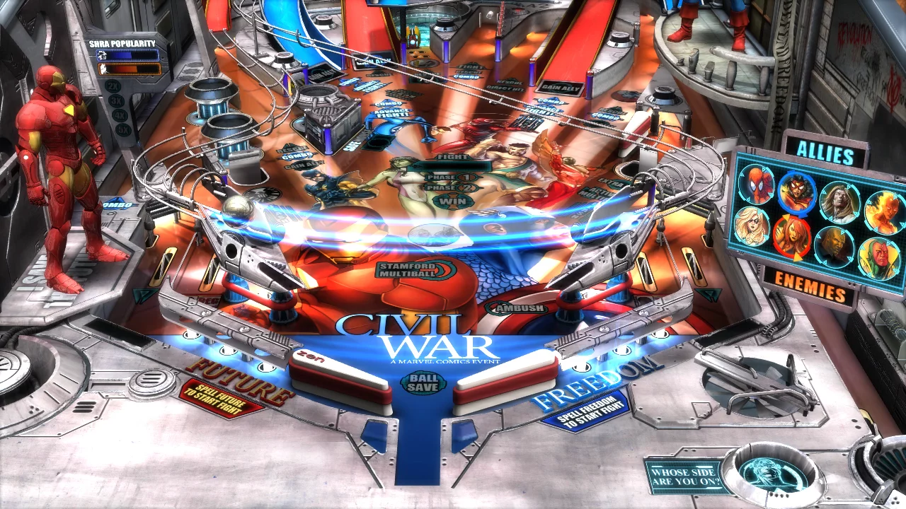 Изображение игры: Marvel Pinball: Vengeance and Virtue