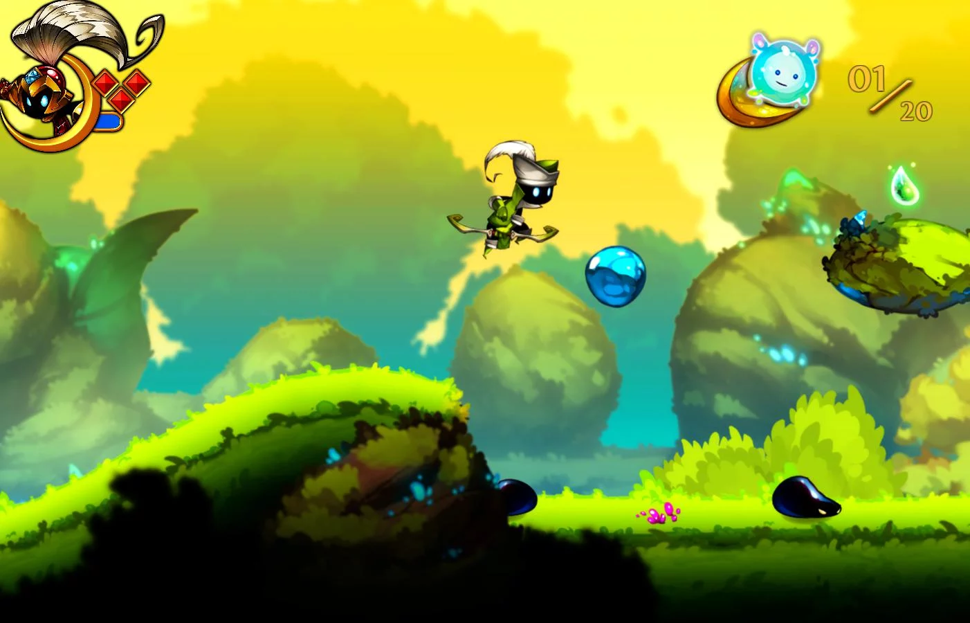 Изображение игры: Pankapu: the Dreamkeeper