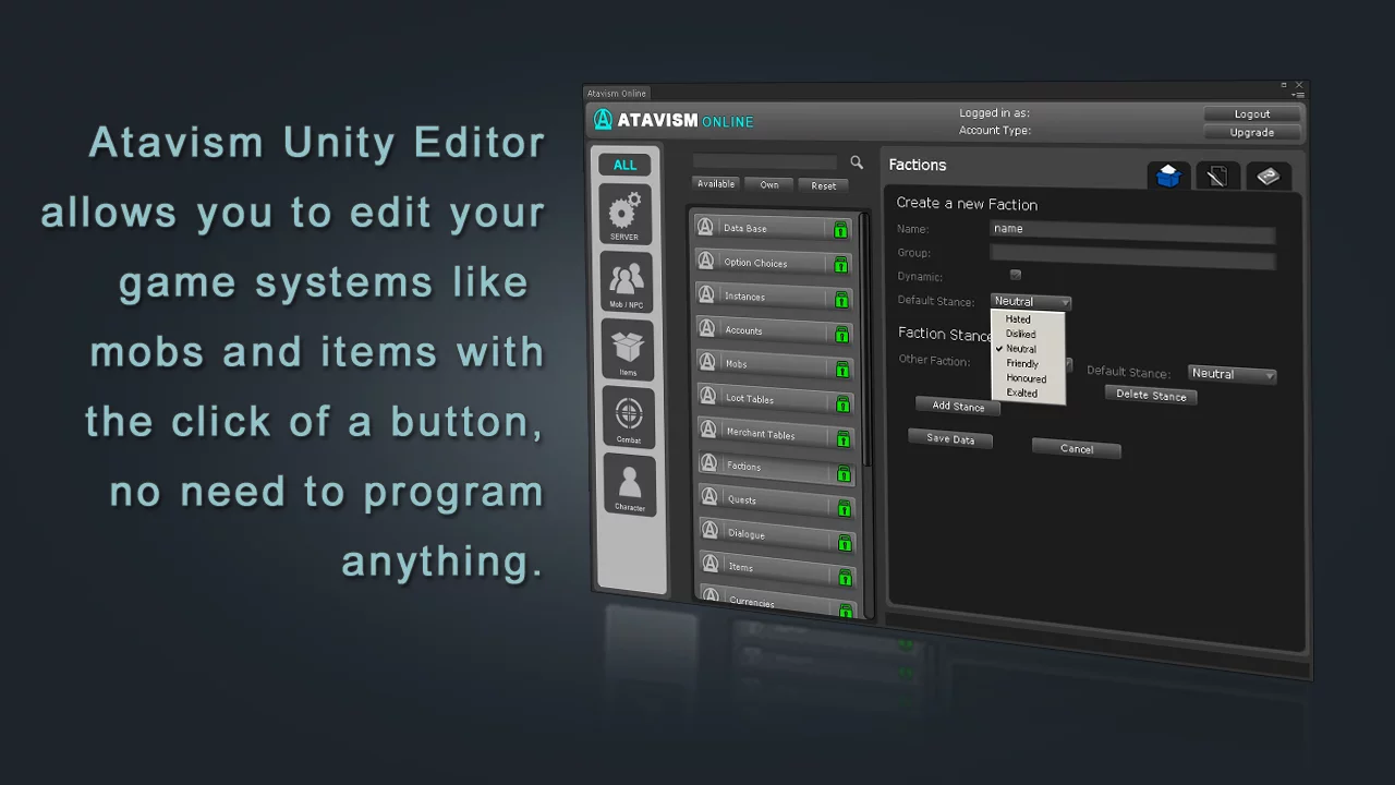 Изображение игры: Atavism MMO Creator
