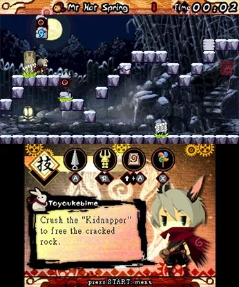 Изображение игры: Ninja Usagimaru - The Mysterious Karakuri Castle
