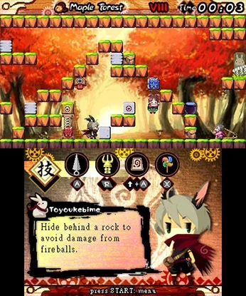 Изображение игры: Ninja Usagimaru - The Mysterious Karakuri Castle