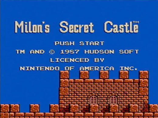 Изображение игры: Milon's Secret Castle
