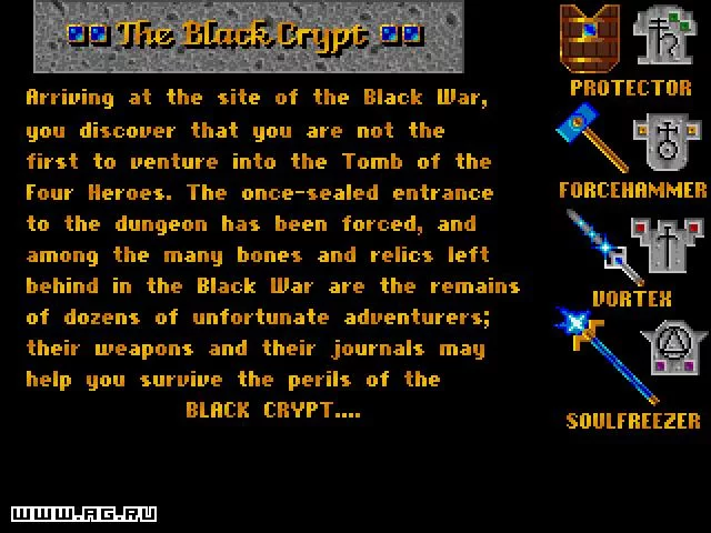 Изображение игры: Black Crypt