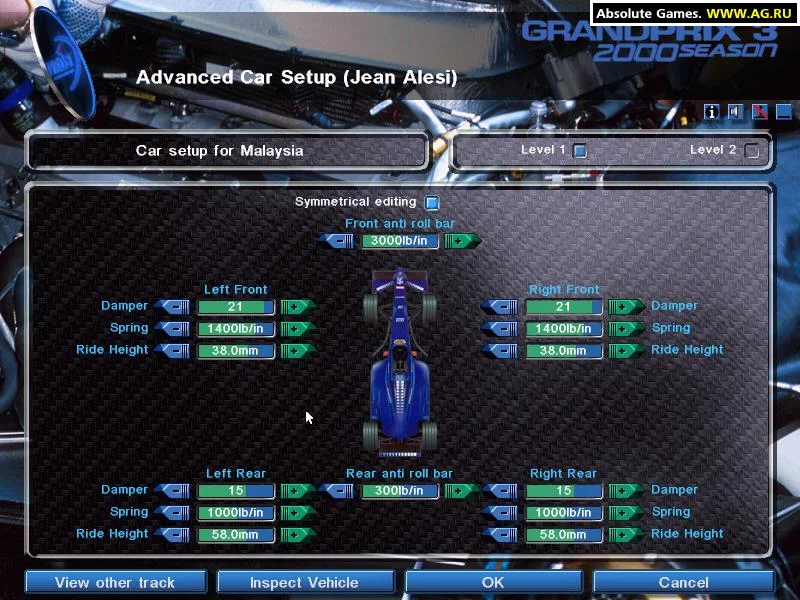 Изображение игры: Grand Prix 3 2000 Season