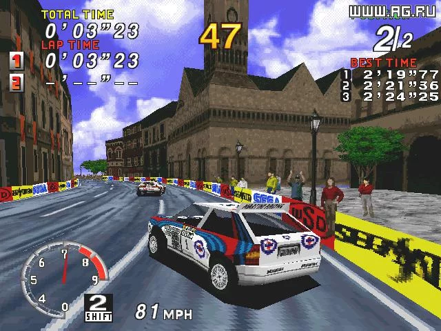 Изображение игры: Sega Rally Championship