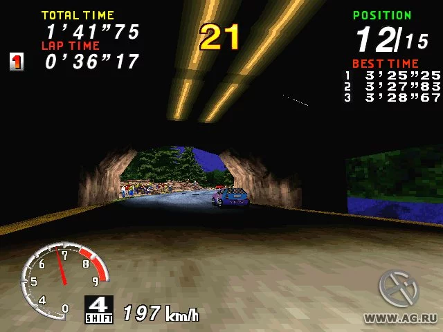 Изображение игры: Sega Rally Championship