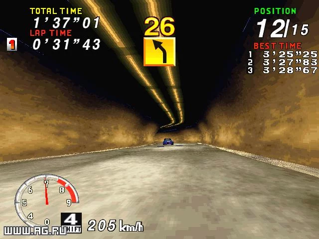 Изображение игры: Sega Rally Championship