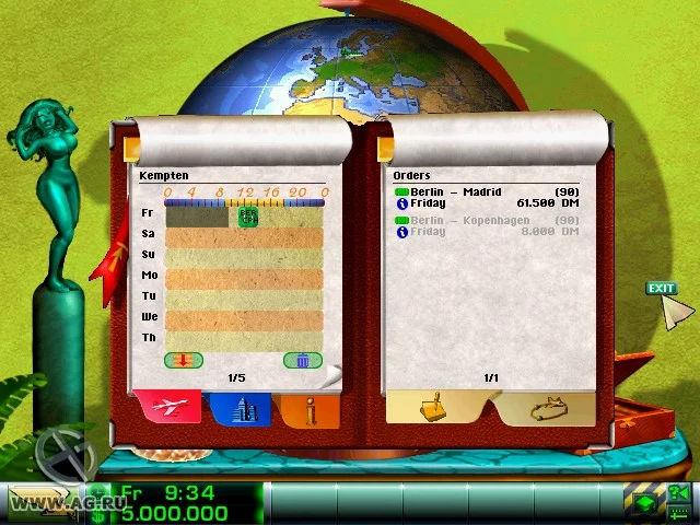 Изображение игры: Airline Tycoon