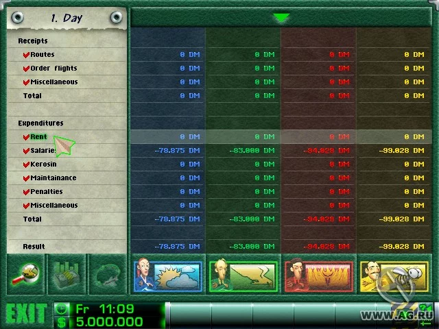 Изображение игры: Airline Tycoon