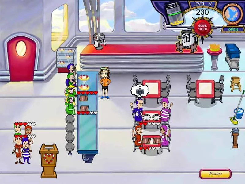 Изображение игры: Diner Dash: Flo on the Go