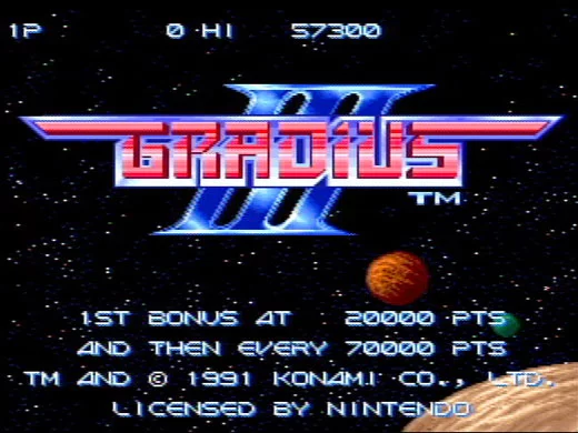 Изображение игры: Gradius III