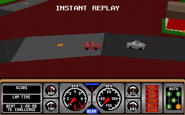 Изображение игры: Hard Drivin'