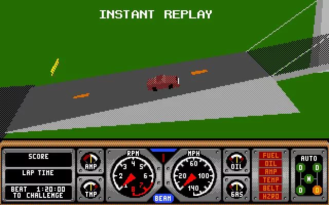 Изображение игры: Hard Drivin'