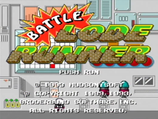 Изображение игры: Battle Lode Runner