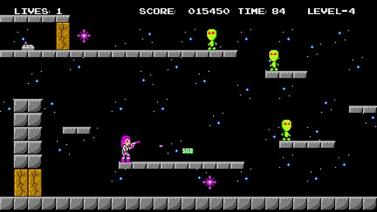 Изображение игры: Space Hunted