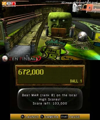 Изображение игры: Zen Pinball 3D