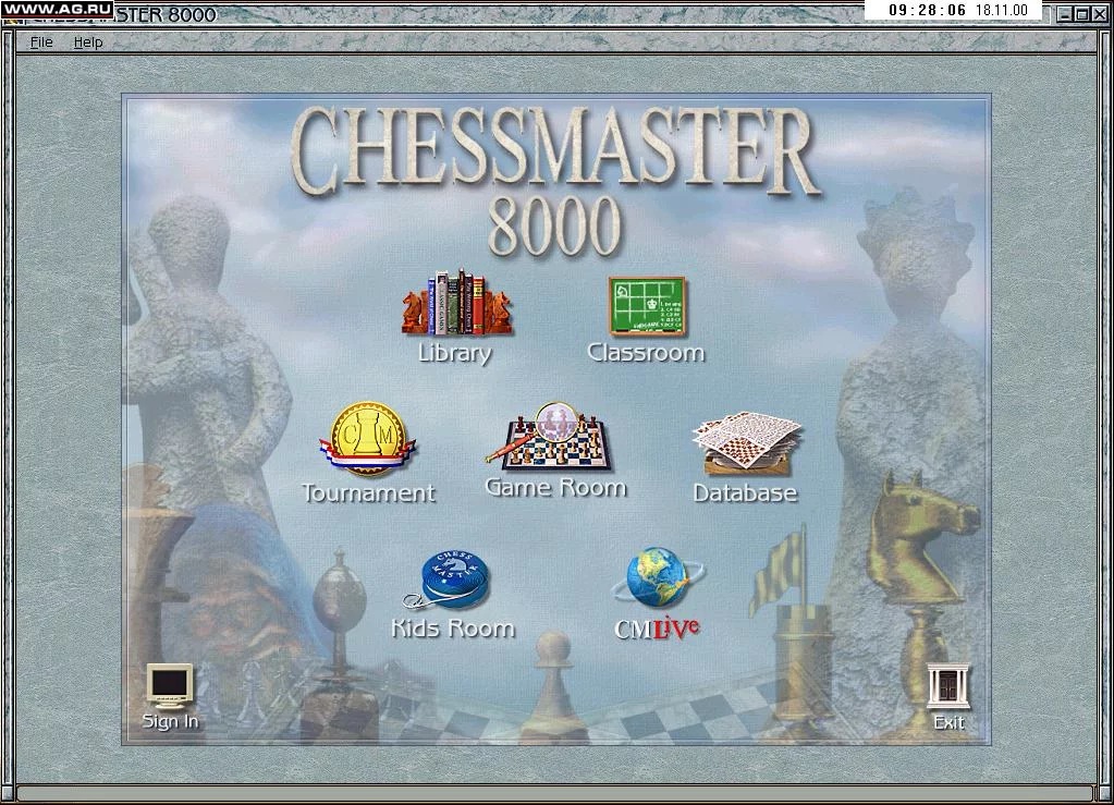 Изображение игры: Chessmaster 8000