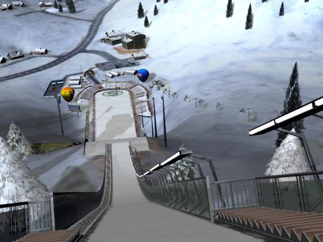 Изображение игры: Ski Jumping 2004