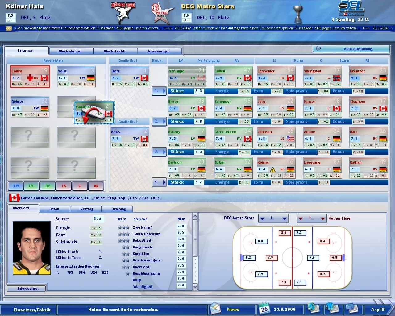 Изображение игры: Heimspiel: Eishockeymanager 2007