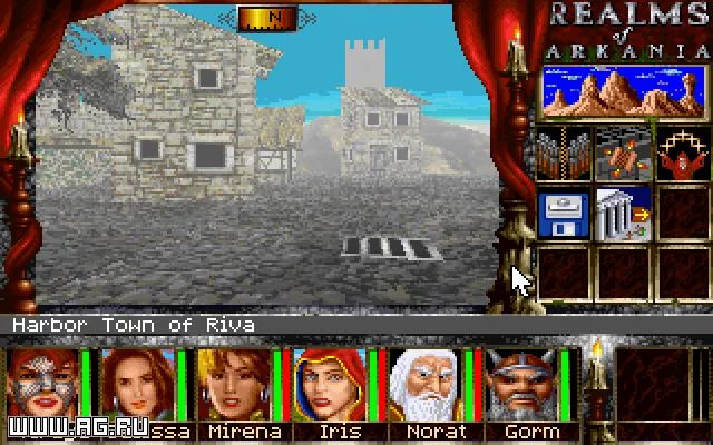 Изображение игры: Realms of Arkania: Shadows over Riva