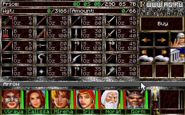 Изображение игры: Realms of Arkania: Shadows over Riva