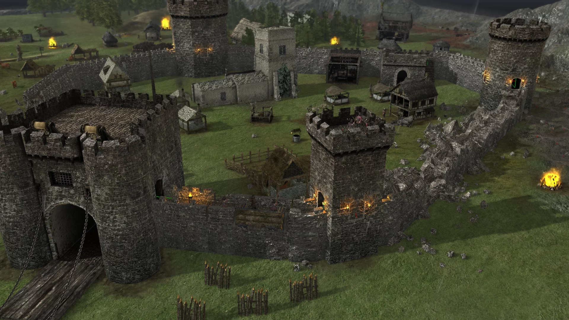 Изображение игры: Firefly Studios' Stronghold 3