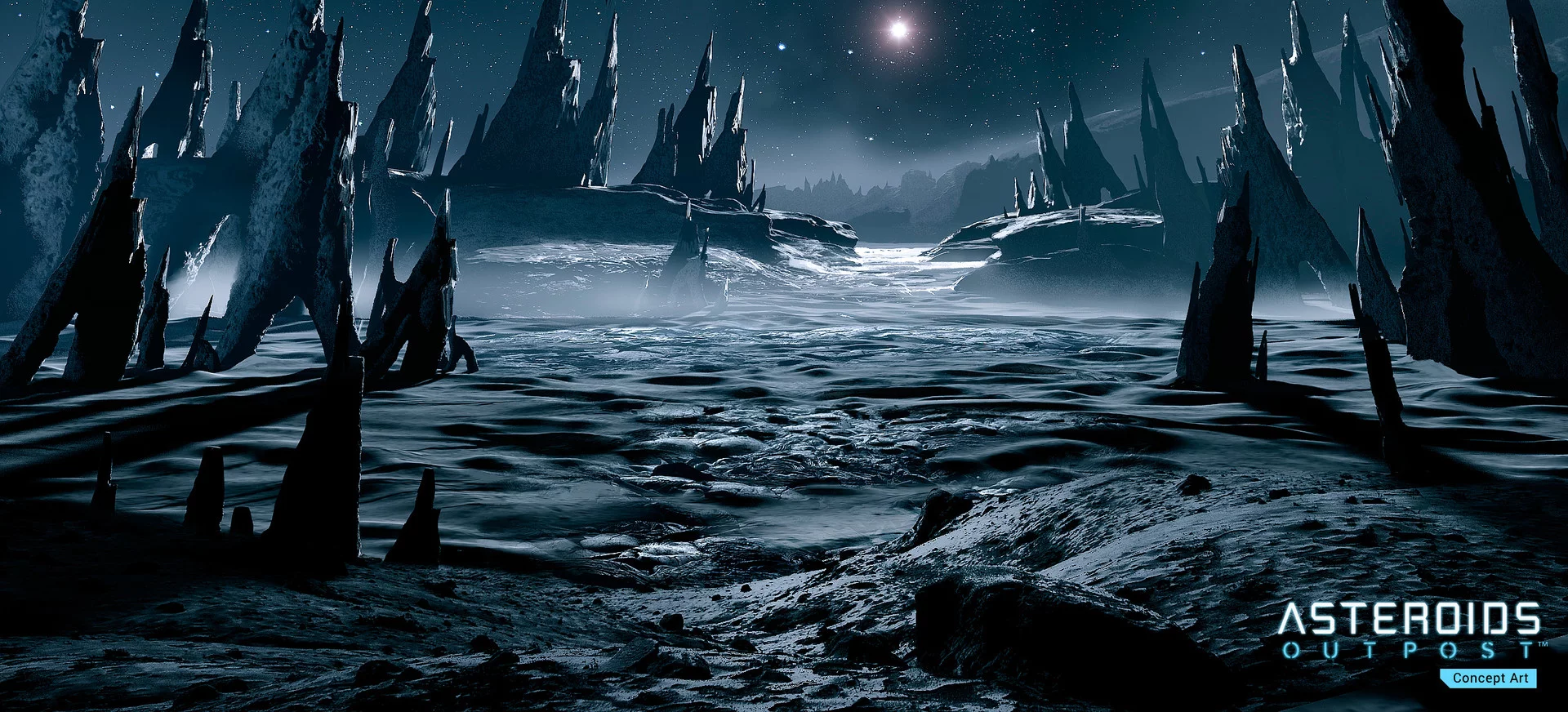 Изображение игры: Asteroids: Outpost