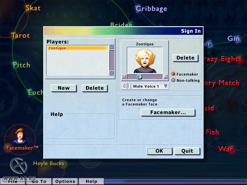 Изображение игры: Hoyle Card Games 2004