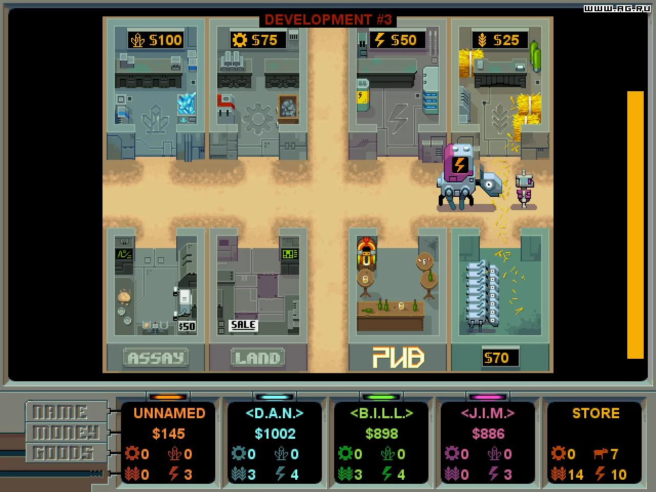 Изображение игры: Planet M.U.L.E.