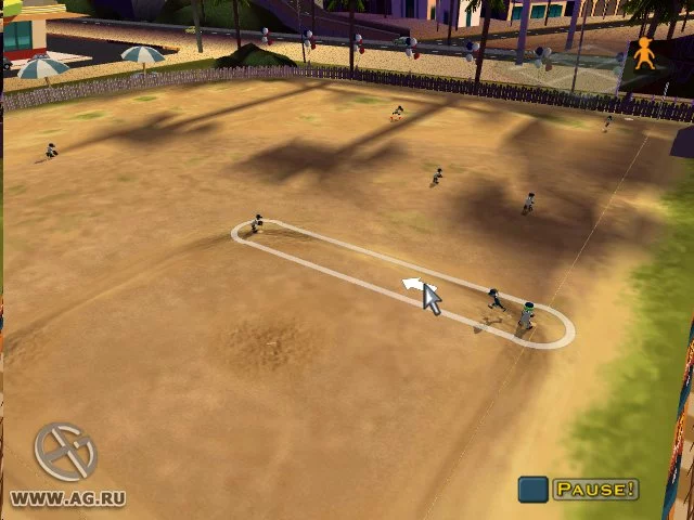 Изображение игры: Backyard Baseball 2007