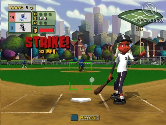 Изображение игры: Backyard Baseball 2007