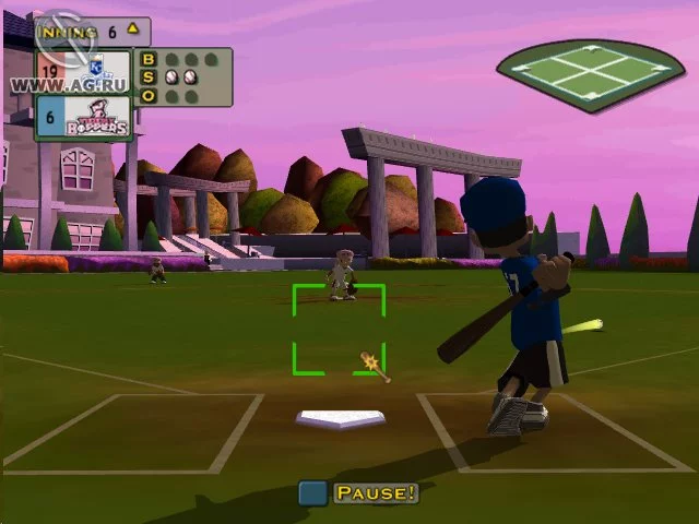 Изображение игры: Backyard Baseball 2007