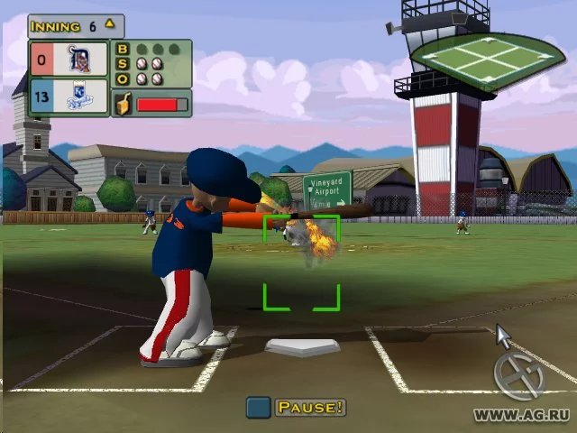 Изображение игры: Backyard Baseball 2007