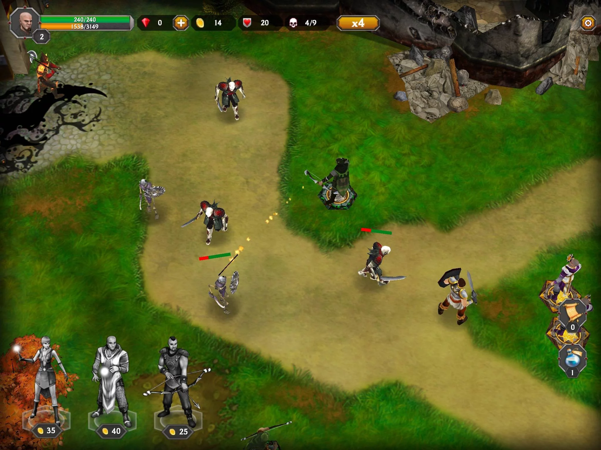 Изображение игры: Defenders of Suntoria: Dark Sun Rising