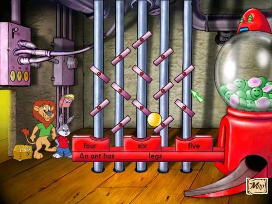 Изображение игры: Reader Rabbit - 1st Grade