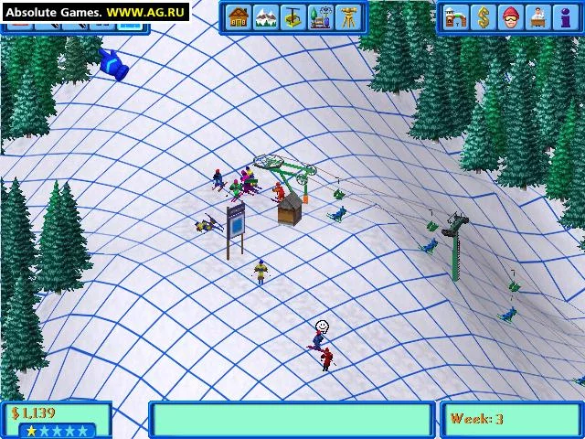Изображение игры: Ski Resort Tycoon