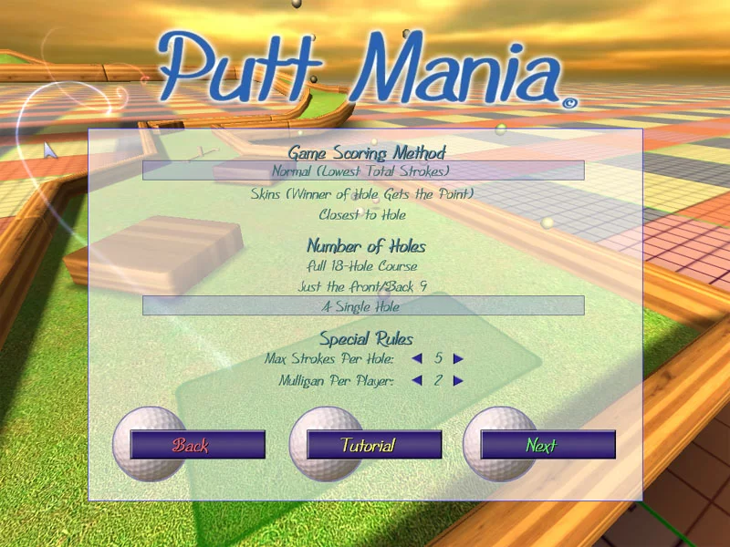 Изображение игры: Putt Mania