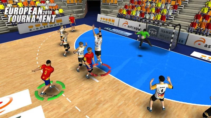 Изображение игры: Handball Simulator: European Tournament 2010